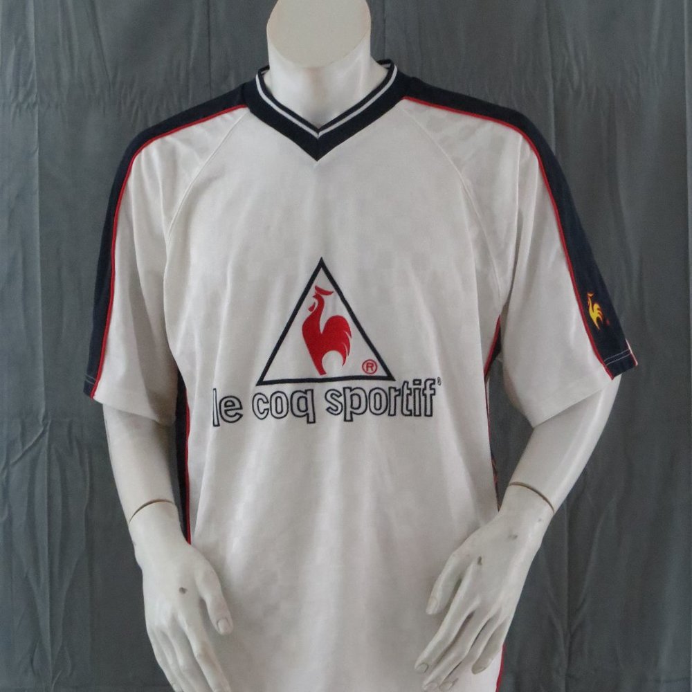 Vintaga Soccer Jersey - Le Coq Sprotif 1990s Special - Men's Large